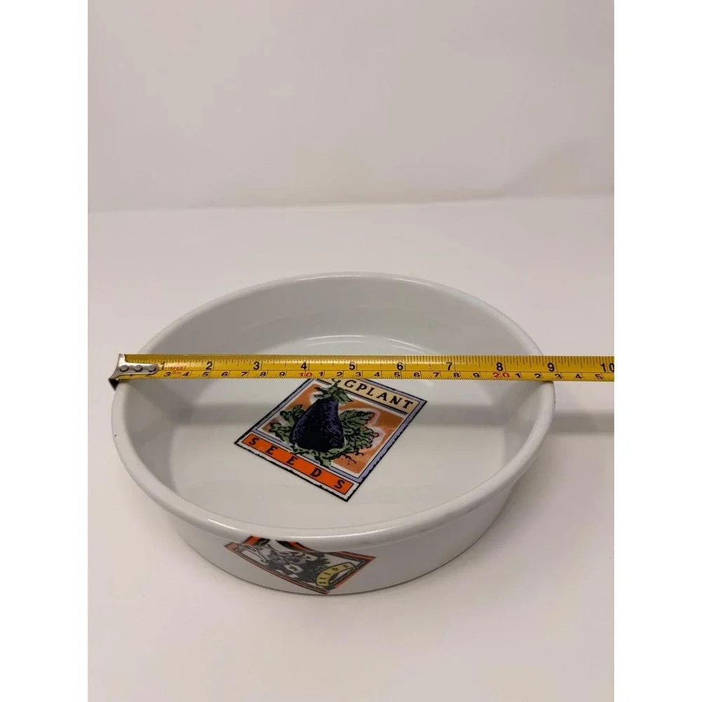 BIA Cordon Bleu Quiche Dish Unisex 9.5in‎ White Eggplant Seed Packet